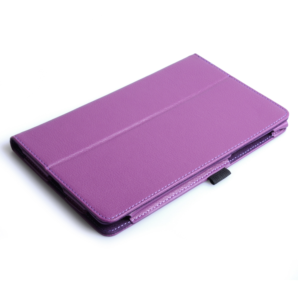 Caseflex Nexus 7 Textured Leather-Effect Stand Case - Purple