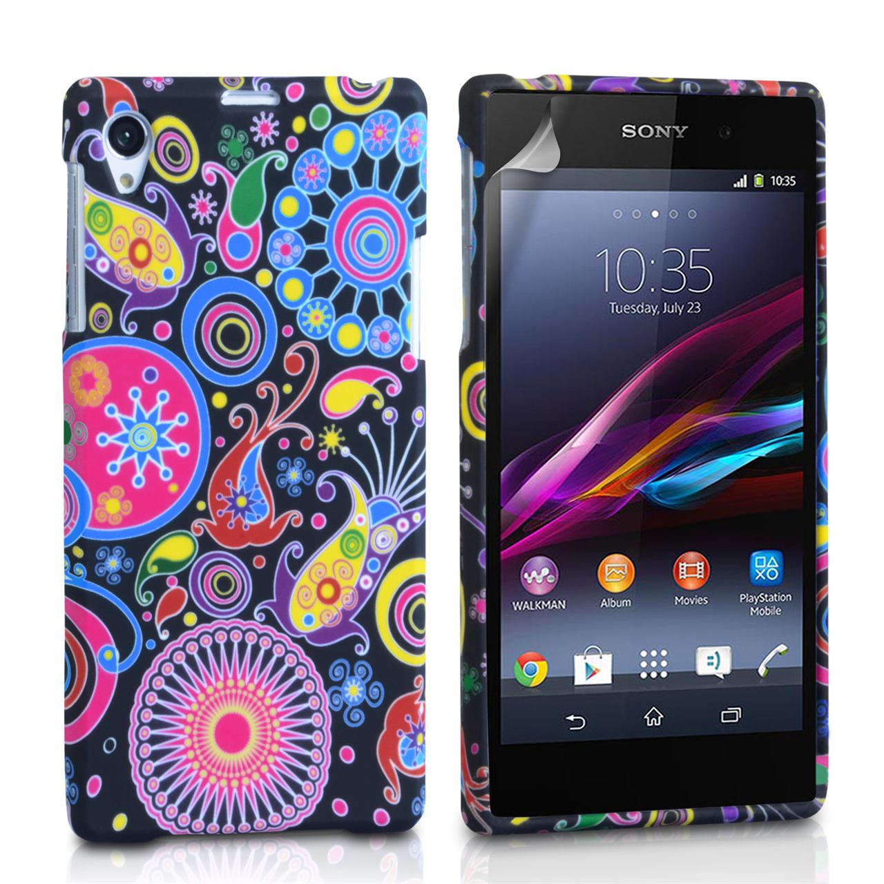 Uitgaan van knoflook Gloed YouSave Accessories Sony Xperia Z1 Jellyfish Silicone Gel Case