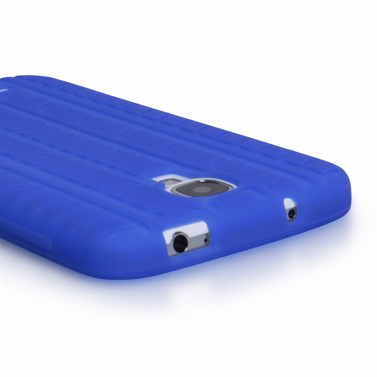 Yousave Samsung Galaxy S4 Tyre Gel Case Blue Mobil