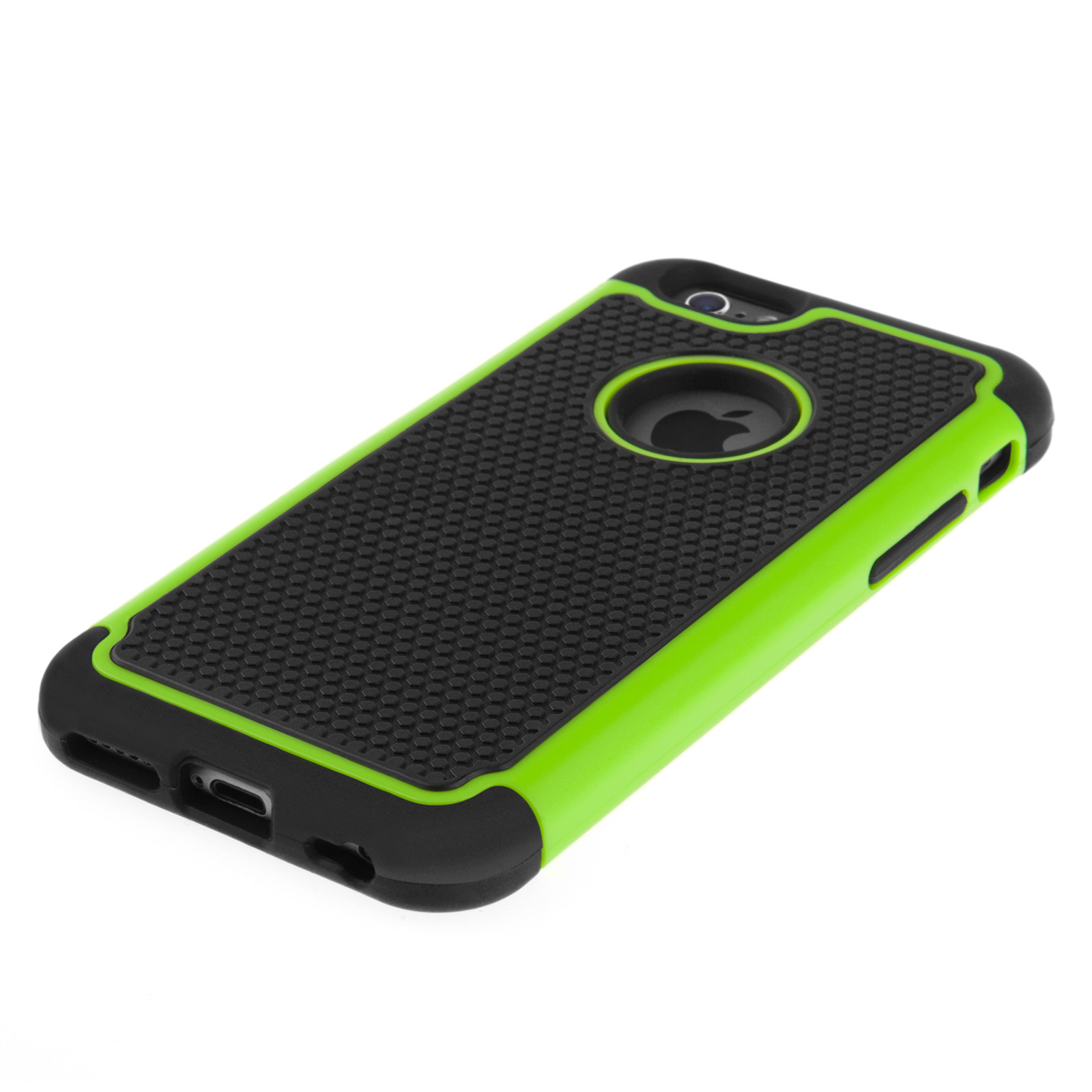 Iphone 6s Grip Combo Silicone Case Green Black