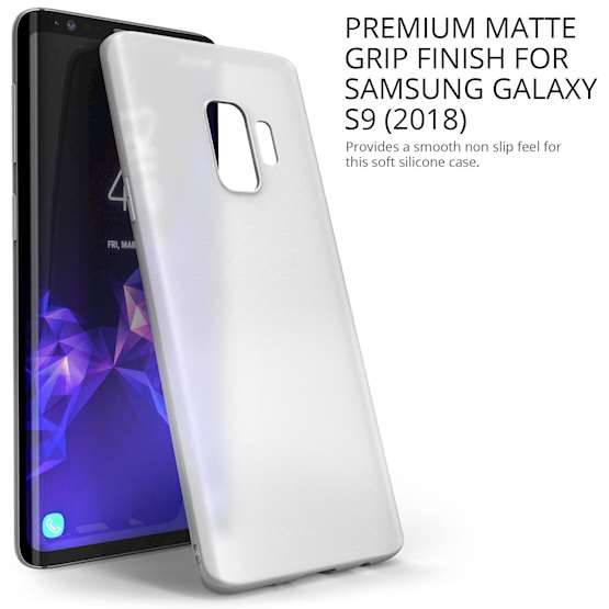 Samsung Galaxy S9 Matte Gel - Transparent White