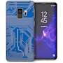 Samsung Galaxy S9 Microchip Print TPU Gel Case – Blue