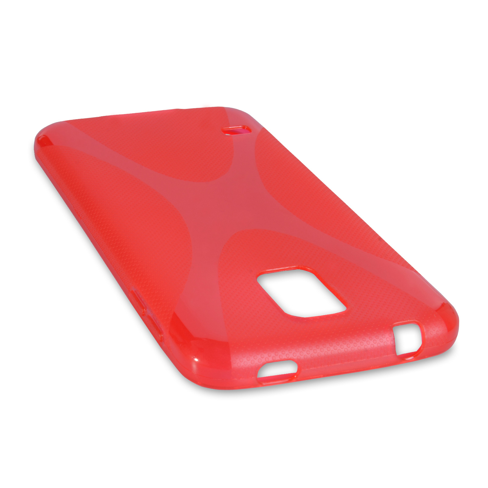 Yousave Samsung Galaxy S5 Gel X Line Case Red Mobil