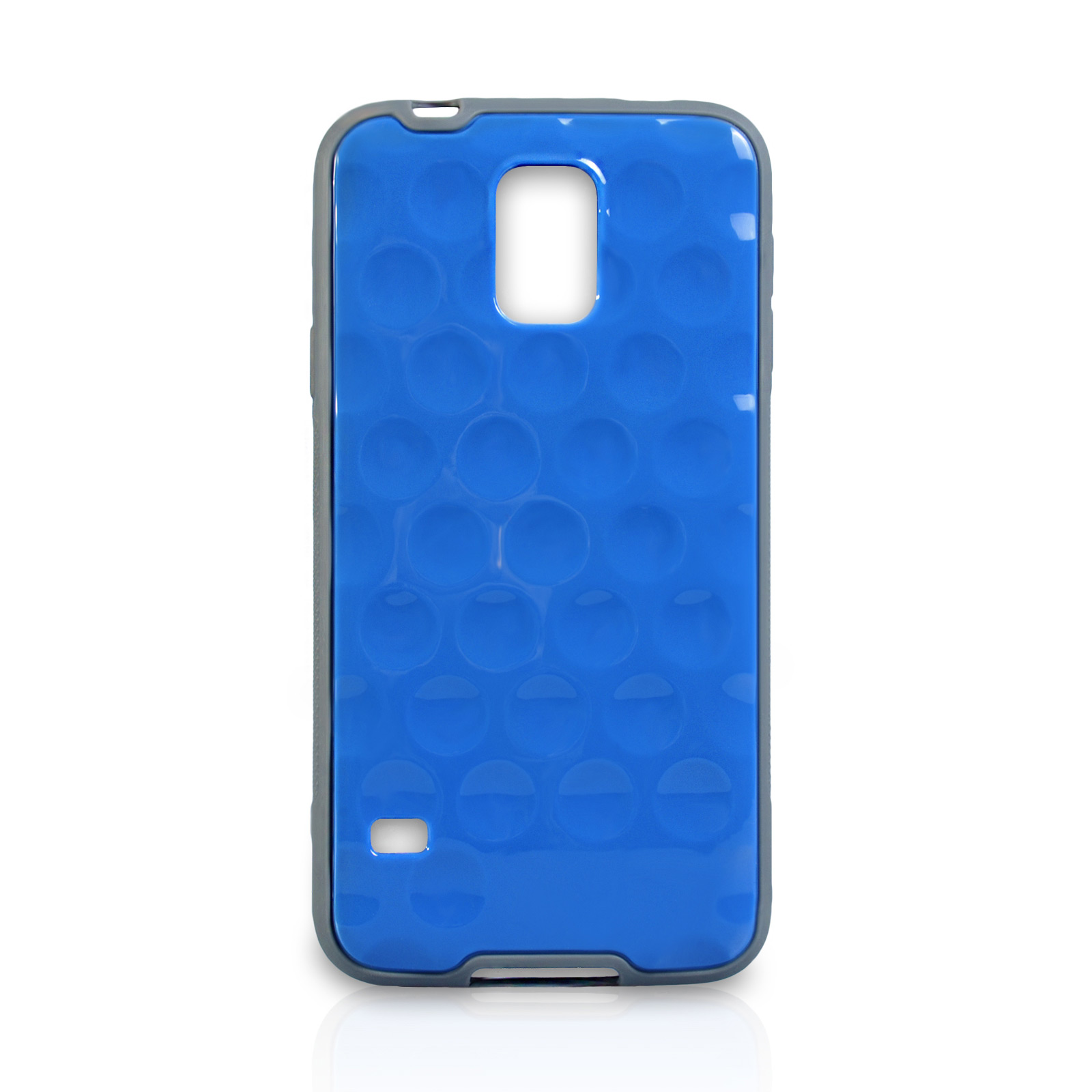 Yousave Samsung Galaxy S5 Bubble Case Blue Mobile M 2266