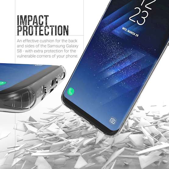 Samsung Galaxy S8 Ultra Thin Gel Case - Clear