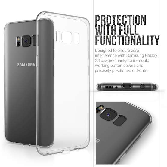 Samsung Galaxy S8 Ultra Thin Gel Case - Clear