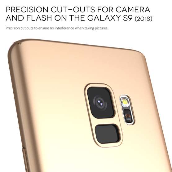 Caseflex Samsung Galaxy S9 Ultra Thin Hybrid Case - Gold