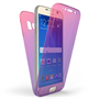 SAMSUNG GALAXY S6 FULL BODY 360 TPU GEL CASE  - PINK & PURPLE