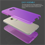 SAMSUNG GALAXY S6 FULL BODY 360 TPU GEL CASE  - PINK & PURPLE