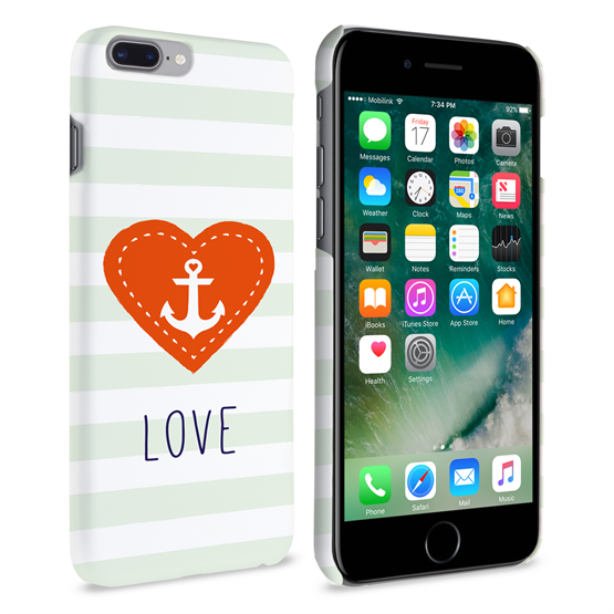 Caseflex iPhone 7 Plus Love Heart Case 