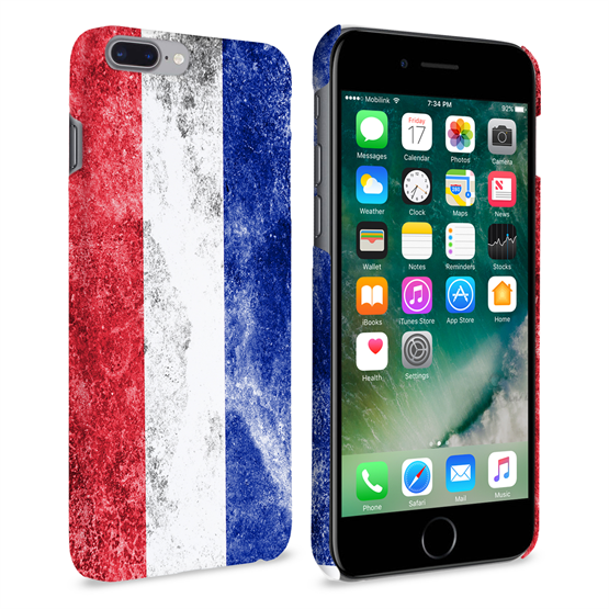 Caseflex iPhone 7 Plus Retro France Flag Case 