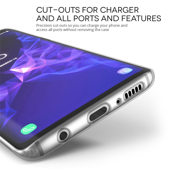 Samsung Galaxy S9 Unicorn Rampant Personalised TPU Gel Case - Purple