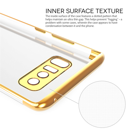 Samsung Galaxy Note 8 Shockproof Gel Case Gold